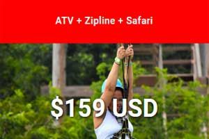 ATV + Zipline + Safari