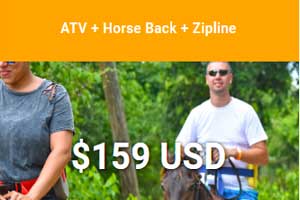 ATV Horse Back Zipline