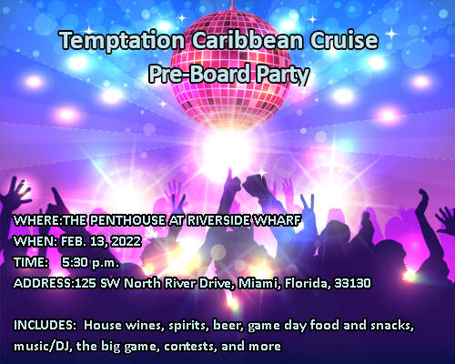 Temptation lifestyle cruise party