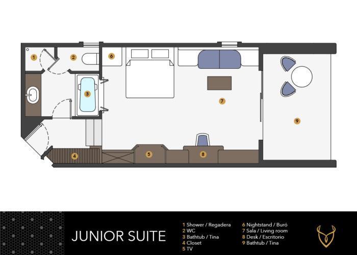 pearl planos junior suite